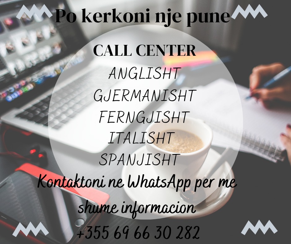 Po kerkoni nje pune CALL CENTER